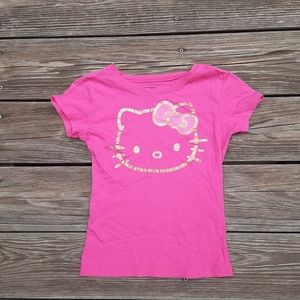 💕3 for 25💕pink hello kitty graphic tee